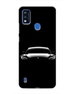 Чехол для ZTE Blade A51 с картинкой «Фары Tesla Night»