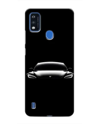 Чехол для ZTE Blade A51 с картинкой «Фары Tesla Night»