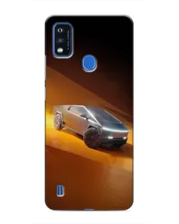 Чехол для ZTE Blade A51 с картинкой «Cybertruck в пустыне»