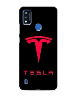 Чехол для ZTE Blade A51 с картинкой «Tesla Red Logo»