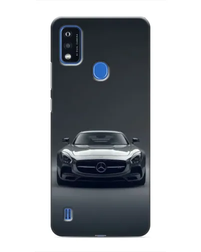 Чехол для ZTE Blade A51 с картинкой «Mercedes на черном»