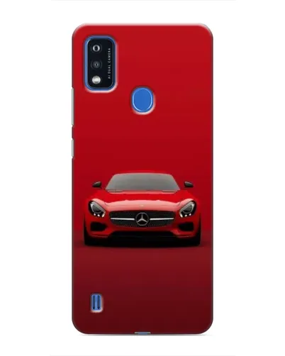 Чехол для ZTE Blade A51 с картинкой «Красный Mercedes AMG»