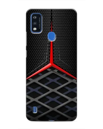 Чехол для ZTE Blade A51 с картинкой «Mercedes Carbon Grid»