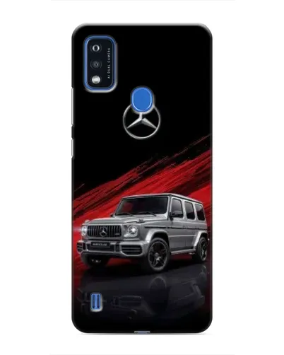 Чехол для ZTE Blade A51 с картинкой «Mercedes G-Class красный»