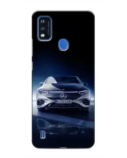 Чехол для ZTE Blade A51 с картинкой «Ночной Mercedes EQ»