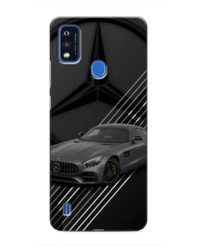 Чехол для ZTE Blade A51 с картинкой «Mercedes AMG — графика»