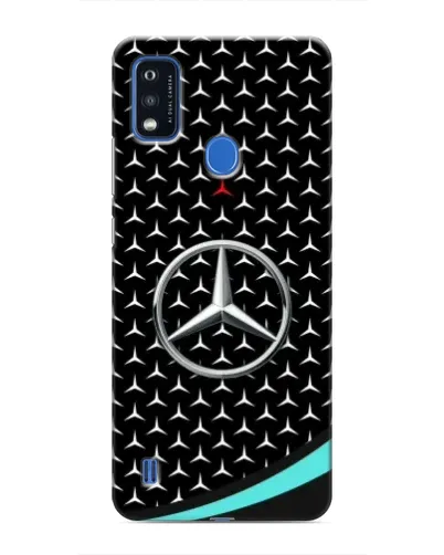 Чехол для ZTE Blade A51 с картинкой «Mercedes — бирюзовый акцент»