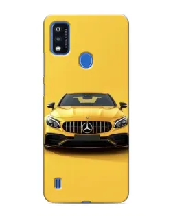 Чехол для ZTE Blade A51 с картинкой «Желтый Mercedes GT»