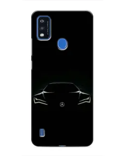 Чохол для ZTE Blade A51 з картинкою «Mercedes — силует авто» Чохол для ZTE Blade A51 з картинкою «Mercedes — силует авто»