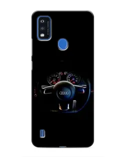 Чохол для ZTE Blade A51 з картинкою «Салон Audi — кермо» Чохол для ZTE Blade A51 з картинкою «Салон Audi — кермо»