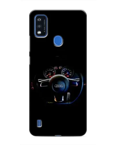 Чехол для ZTE Blade A51 с картинкой «Салон Audi — руль» Чехол для ZTE Blade A51 с картинкой «Салон Audi — руль»