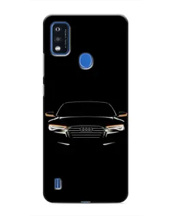 Чохол для ZTE Blade A51 з картинкою «Audi — нічний контур»