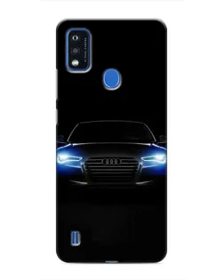 Чохол для ZTE Blade A51 з картинкою «Audi в неоні»