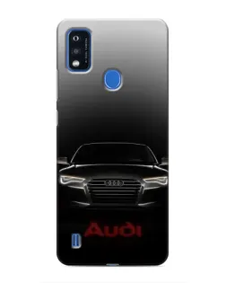 Чохол для ZTE Blade A51 з картинкою «Audi — градієнтний контур»