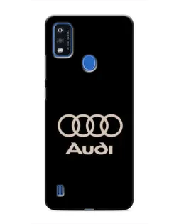 Чохол для ZTE Blade A51 з картинкою «Audi — золотий логотип»