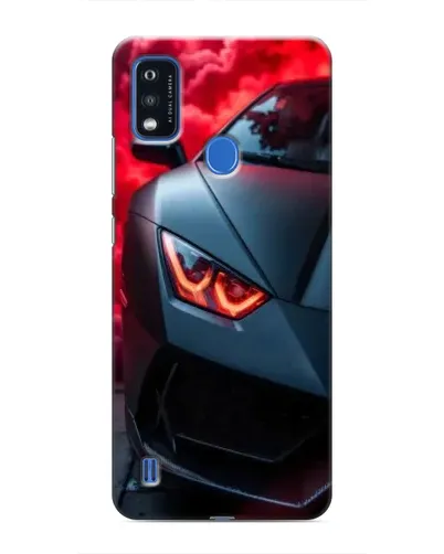 Чехол для ZTE Blade A51 с картинкой «Lamborghini красное сияние»