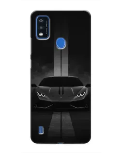 Чохол для ZTE Blade A51 з картинкою «Lamborghini симетрія доріг»
