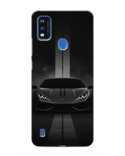 Чехол для ZTE Blade A51 с картинкой «Lamborghini симметрия дорог»