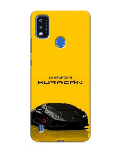 Чехол для ZTE Blade A51 с картинкой «Lamborghini Huracan черный»