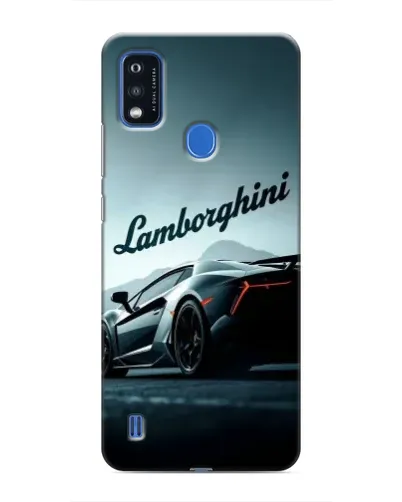Чехол для ZTE Blade A51 с картинкой «Классическая надпись Lamborghini»