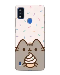 Чехол для ZTE Blade A51 с картинкой «Пушин с кексом» Чехол для ZTE Blade A51 с картинкой «Пушин с кексом»