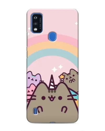 Чехол для ZTE Blade A51 с картинкой «Единорог Pusheen» Чехол для ZTE Blade A51 с картинкой «Единорог Pusheen»