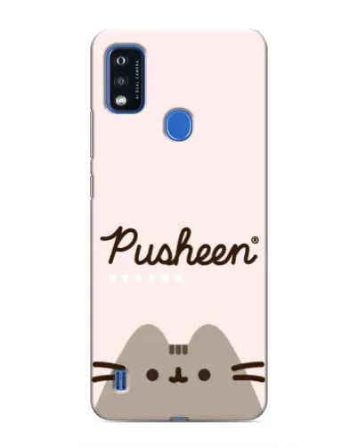 Чехол для ZTE Blade A51 с картинкой «Pusheen логотип» Чехол для ZTE Blade A51 с картинкой «Pusheen логотип»
