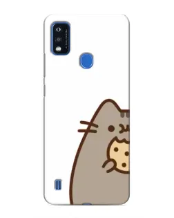Чехол для ZTE Blade A51 с картинкой «Пушин с печеньем»