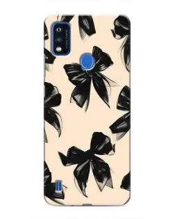 Чохол для ZTE Blade A51 з картинкою «Патерн чорні банти» Чохол для ZTE Blade A51 з картинкою «Патерн чорні банти»