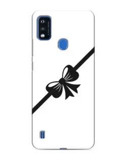 Чехол для ZTE Blade A51 с картинкой «Диагональный бант»