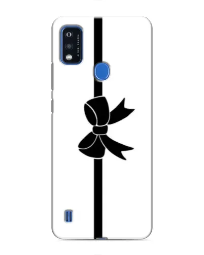 Чехол для ZTE Blade A51 с картинкой «Вертикальный бант»