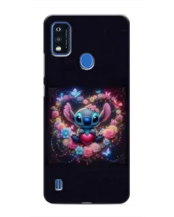 Чехол для ZTE Blade A51 с картинкой «Stitch в цветах» Чехол для ZTE Blade A51 с картинкой «Stitch в цветах»