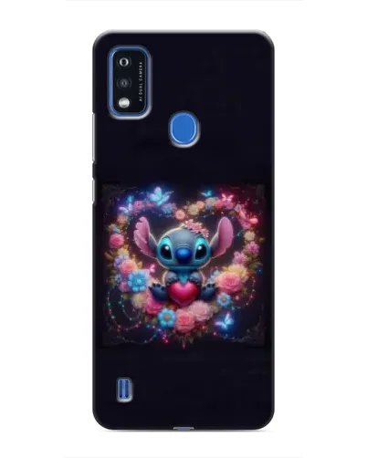 Чехол для ZTE Blade A51 с картинкой «Stitch в цветах» Чехол для ZTE Blade A51 с картинкой «Stitch в цветах»