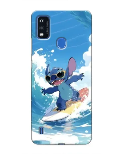Чехол для ZTE Blade A51 с картинкой «Стич на волне» Чехол для ZTE Blade A51 с картинкой «Стич на волне»