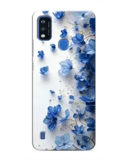 Чохол для ZTE Blade A51 з картинкою «Блакитний квітковий каскад» Чохол для ZTE Blade A51 з картинкою «Блакитний квітковий каскад»