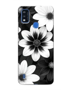Чохол для ZTE Blade A51 з картинкою «Монохромні айстри» Чохол для ZTE Blade A51 з картинкою «Монохромні айстри»
