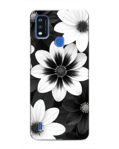 Чехол для ZTE Blade A51 с картинкой «Монохромные астры» Чехол для ZTE Blade A51 с картинкой «Монохромные астры»