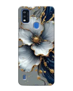 Чохол для ZTE Blade A51 з картинкою «Біла квітка та золотий флюїд» Чохол для ZTE Blade A51 з картинкою «Біла квітка та золотий флюїд»