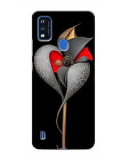 Чохол для ZTE Blade A51 з картинкою «Срібна фантазійна квітка» Чохол для ZTE Blade A51 з картинкою «Срібна фантазійна квітка»