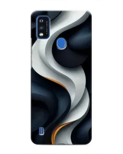 Чохол для ZTE Blade A51 з картинкою «Об'ємні чорно-білі стрічки» Чохол для ZTE Blade A51 з картинкою «Об'ємні чорно-білі стрічки»