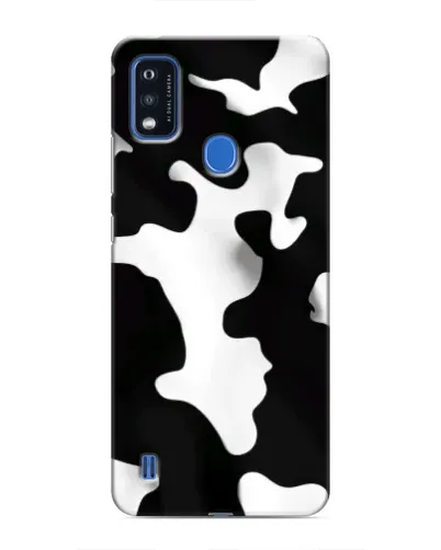 Чехол для ZTE Blade A51 с картинкой «Черно-белое пятно»