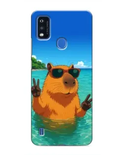 Чехол для ZTE Blade A51 с картинкой «Морская капибара» Чехол для ZTE Blade A51 с картинкой «Морская капибара»