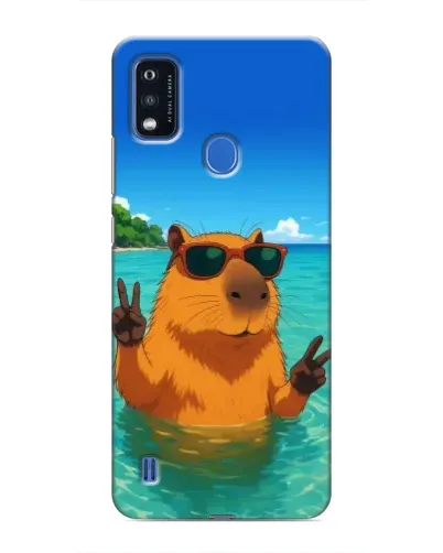 Чехол для ZTE Blade A51 с картинкой «Морская капибара» Чехол для ZTE Blade A51 с картинкой «Морская капибара»