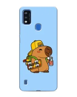 Чехол для ZTE Blade A51 с картинкой «Капибара на скейте» Чехол для ZTE Blade A51 с картинкой «Капибара на скейте»
