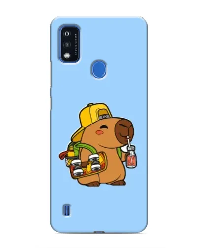 Чехол для ZTE Blade A51 с картинкой «Капибара на скейте» Чехол для ZTE Blade A51 с картинкой «Капибара на скейте»