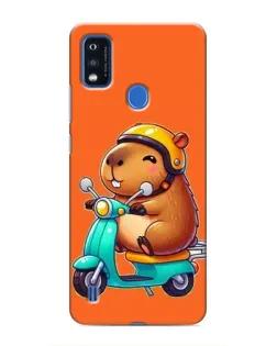 Чехол для ZTE Blade A51 с картинкой «Капибара на скутере» Чехол для ZTE Blade A51 с картинкой «Капибара на скутере»