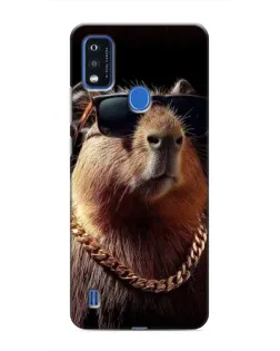 Чехол для ZTE Blade A51 с картинкой «Капибара золотая цепь» Чехол для ZTE Blade A51 с картинкой «Капибара золотая цепь»