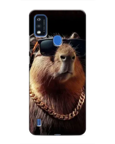 Чехол для ZTE Blade A51 с картинкой «Капибара золотая цепь» Чехол для ZTE Blade A51 с картинкой «Капибара золотая цепь»