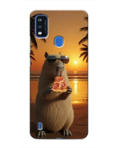 Чехол для ZTE Blade A51 с картинкой «Капибара с пиццей» Чехол для ZTE Blade A51 с картинкой «Капибара с пиццей»