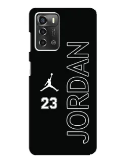 Чохол для ZTE Blade A52 з картинкою «Jordan Vertical»